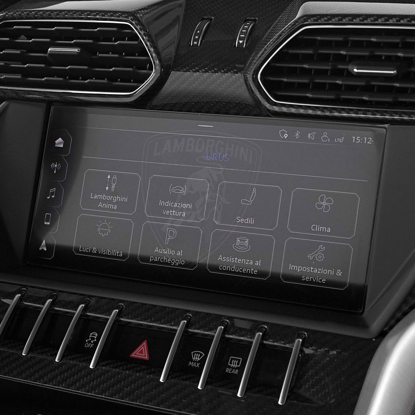 Lamborghini Urus Infotainment & Climate Control Screen Protector