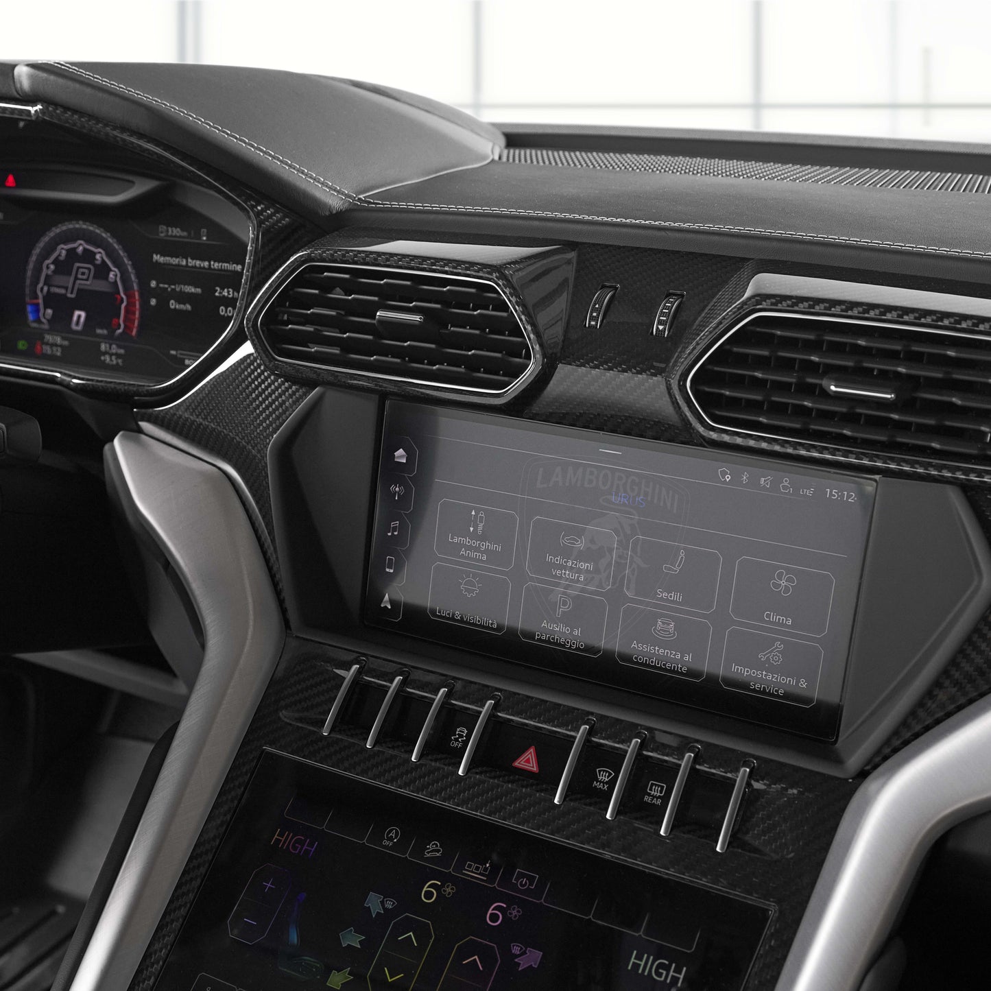 Lamborghini Urus Infotainment & Climate Control Screen Protector