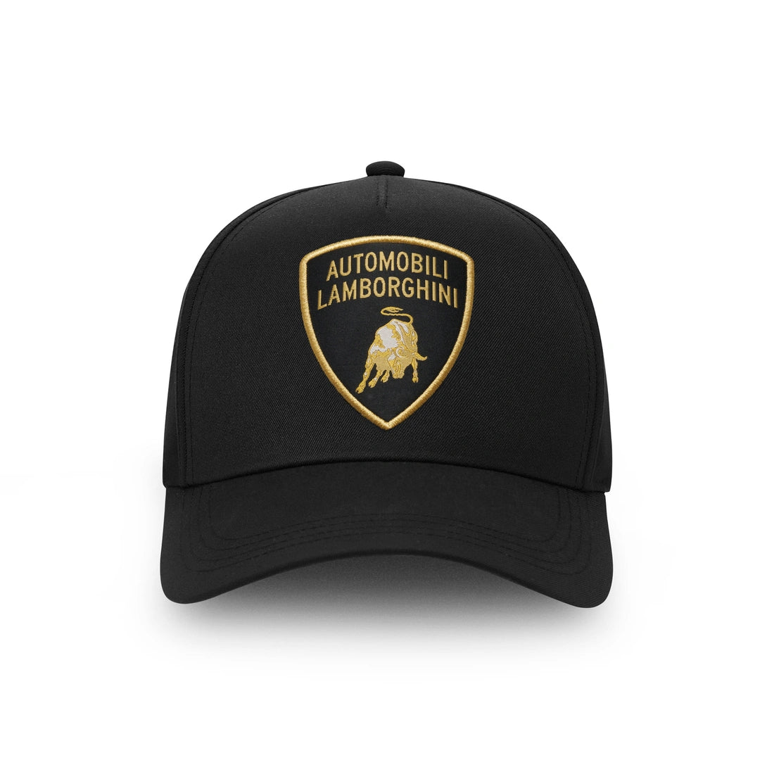 Lamborghini Gold Shield Cap Black