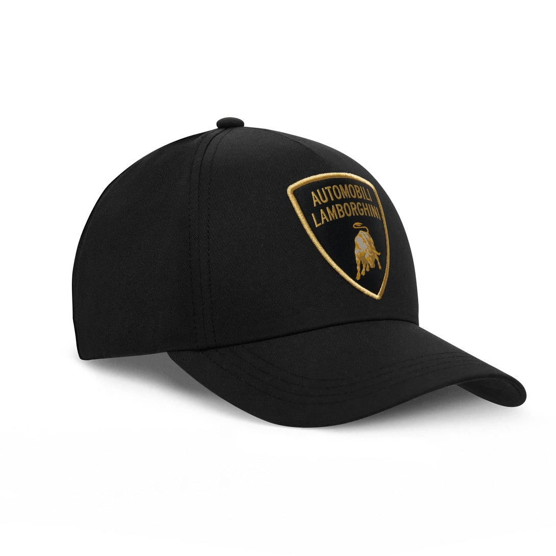 Lamborghini Gold Shield Cap Black