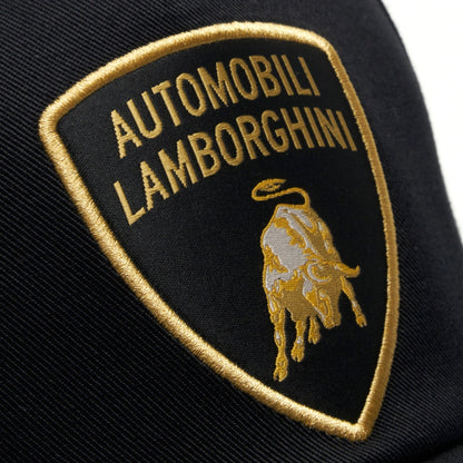 Lamborghini Gold Shield Cap Black