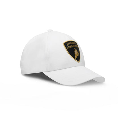 Lamborghini Gold Shield Cap White