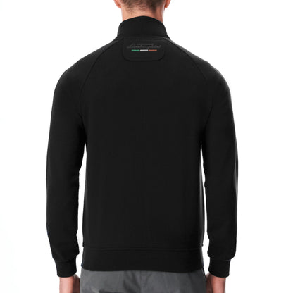 Lamborghini Full Zip Men Sweatshirt Black
