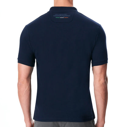 Lamborghini Iconic Polo Shirt Navy