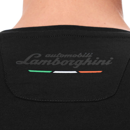 Lamborghini Small Shield Men T-Shirt Black