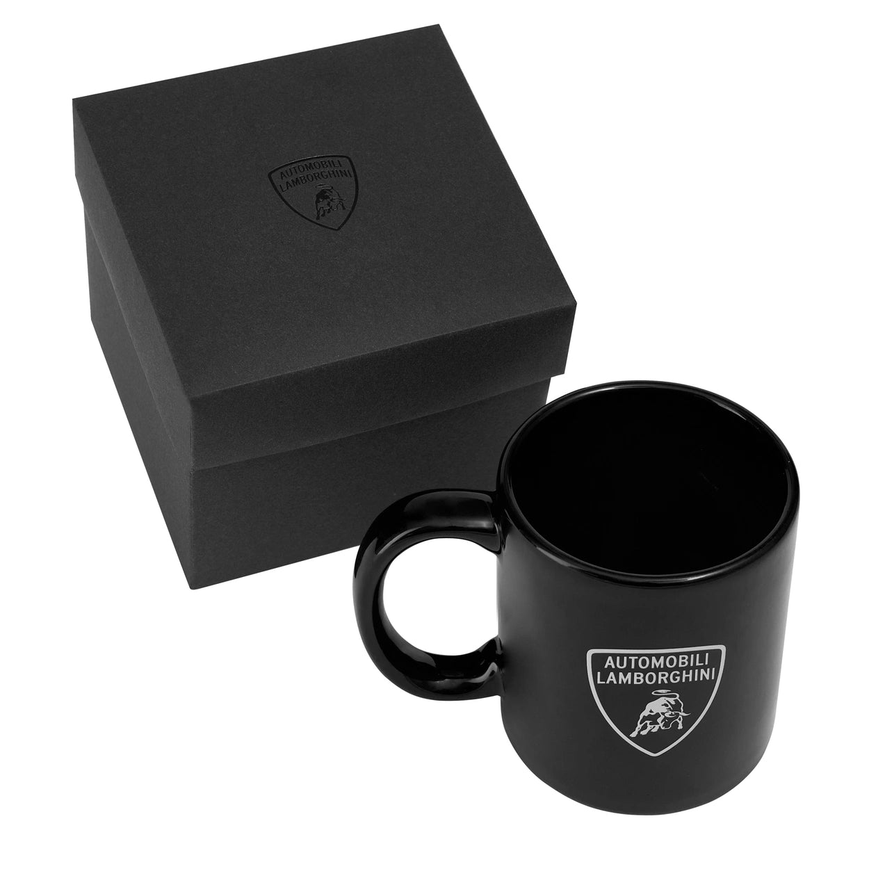 16211KKB000000 Lamborghini Crest Mug Black