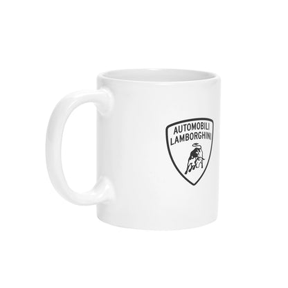 Lamborghini Crest Mug White