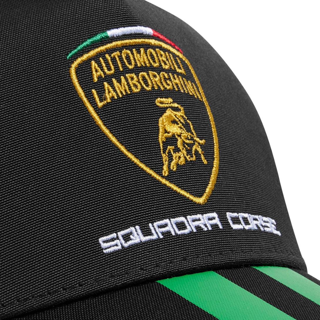 Lamborghini 2023 Squadra Corse Unisex Cap Black