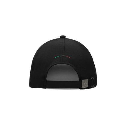 Lamborghini Silver Shield Cap Black