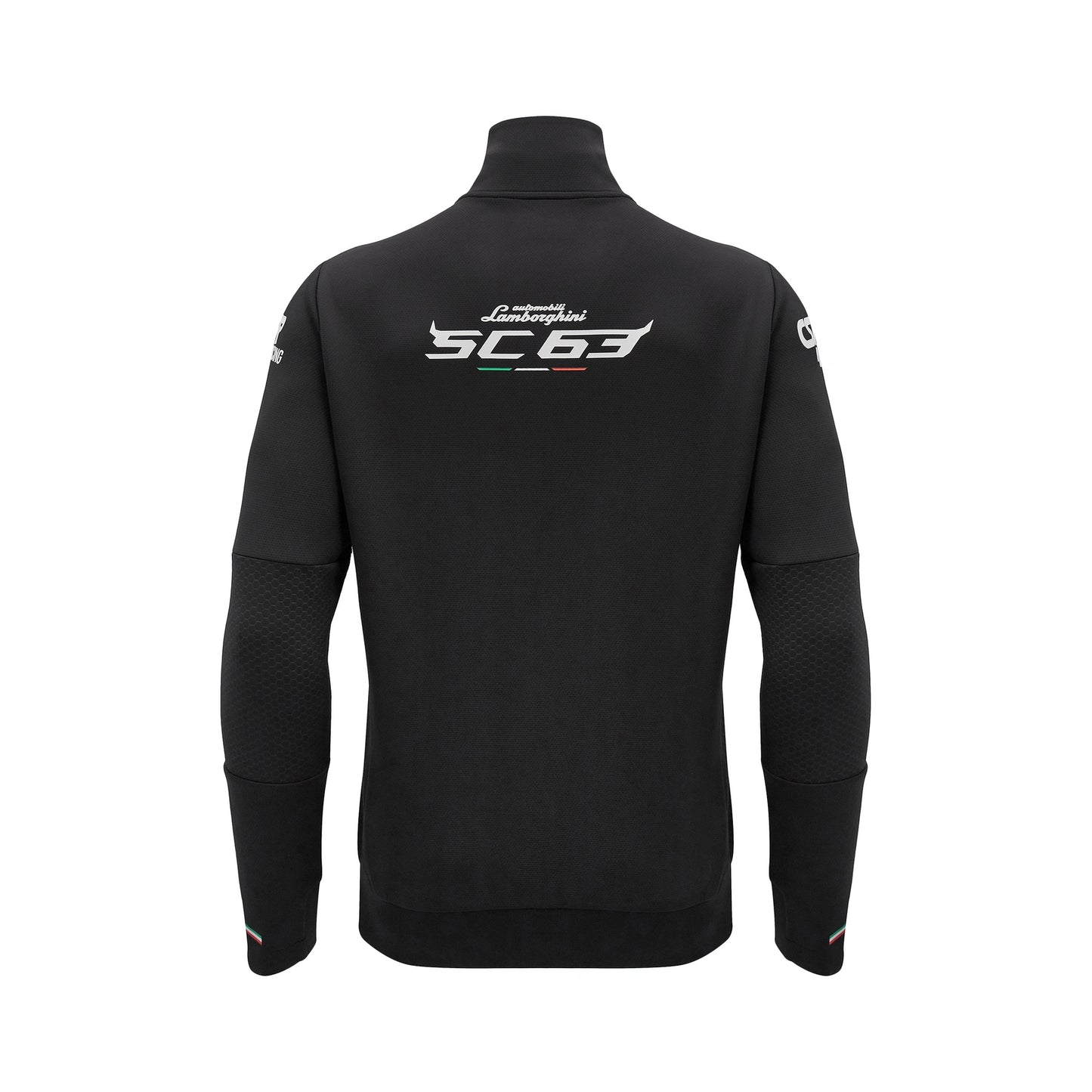 Lamborghini Squadra Corse 2024 Full Zip Men Sweatshirt Black