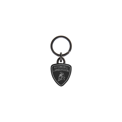 Lamborghini Keyring with Dark Silver Shield