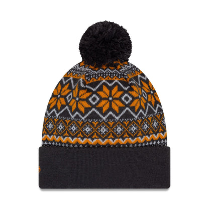 McLaren F1 New Era Limited Edition Holiday Cuff Bobble Beanie - Anthracite