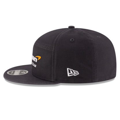 McLaren F1 New Era 9Fifty Split Panel Flat Brim Hat Phantom Gray
