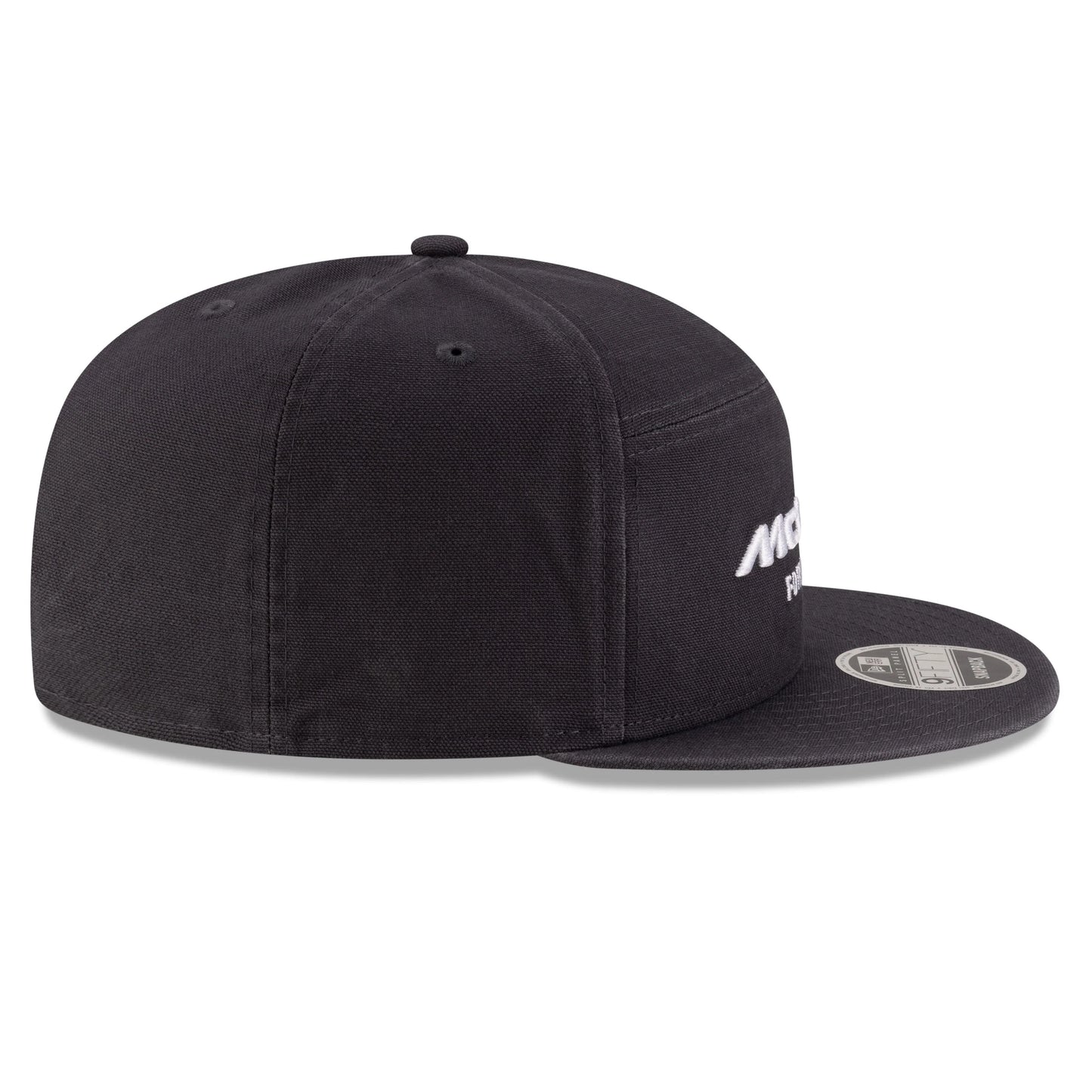 McLaren F1 New Era 9Fifty Split Panel Flat Brim Hat Phantom Gray