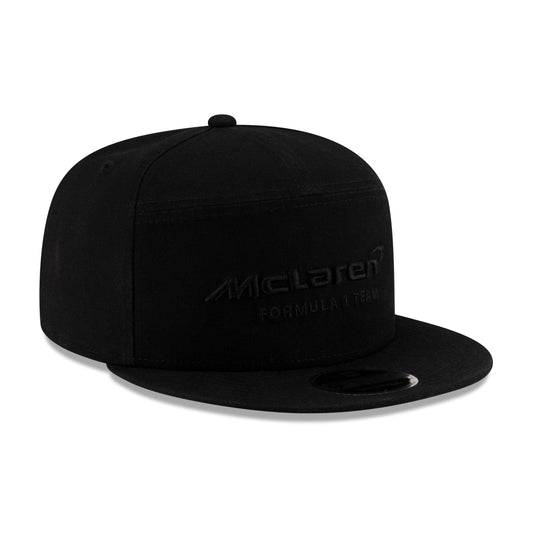 McLaren F1 New Era 9Fifty Split Panel Flat Brim Hat Black