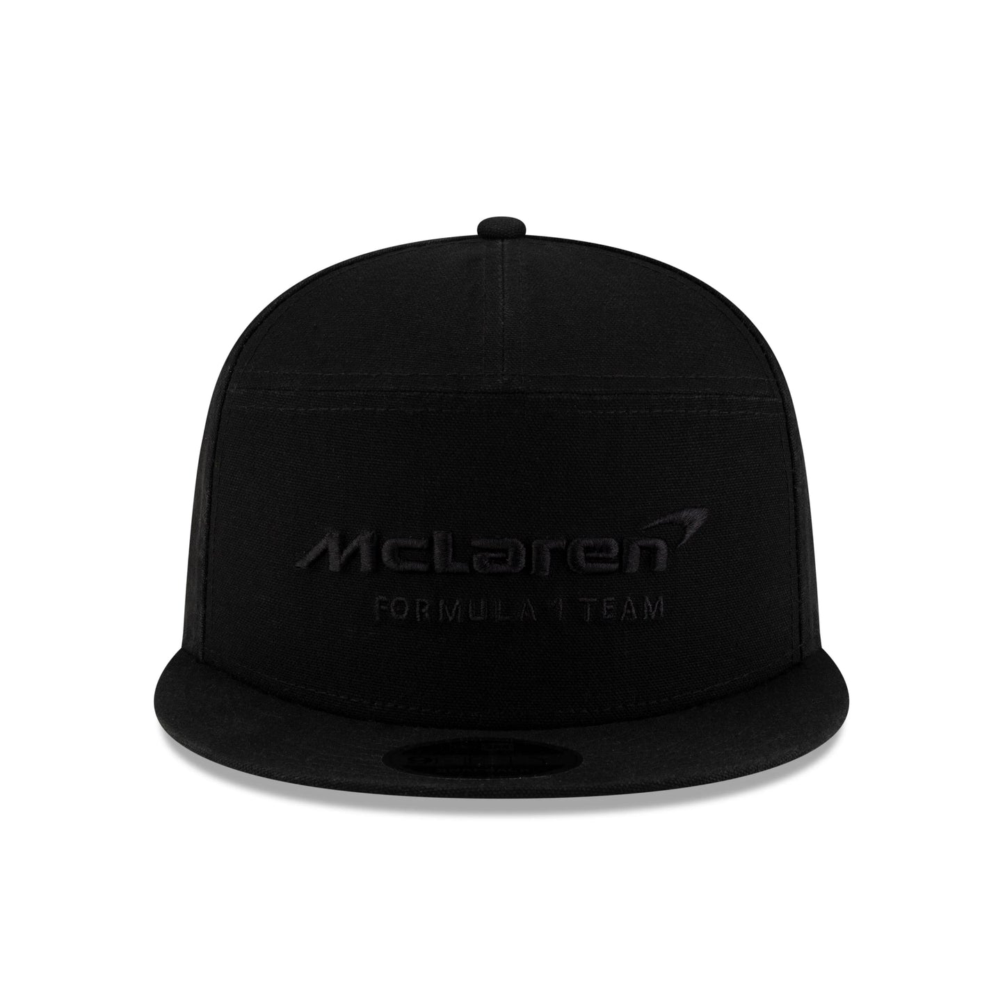 McLaren F1 New Era 9Fifty Split Panel Flat Brim Hat Black
