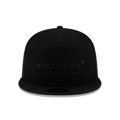 McLaren F1 New Era 9Fifty Split Panel Flat Brim Hat Black