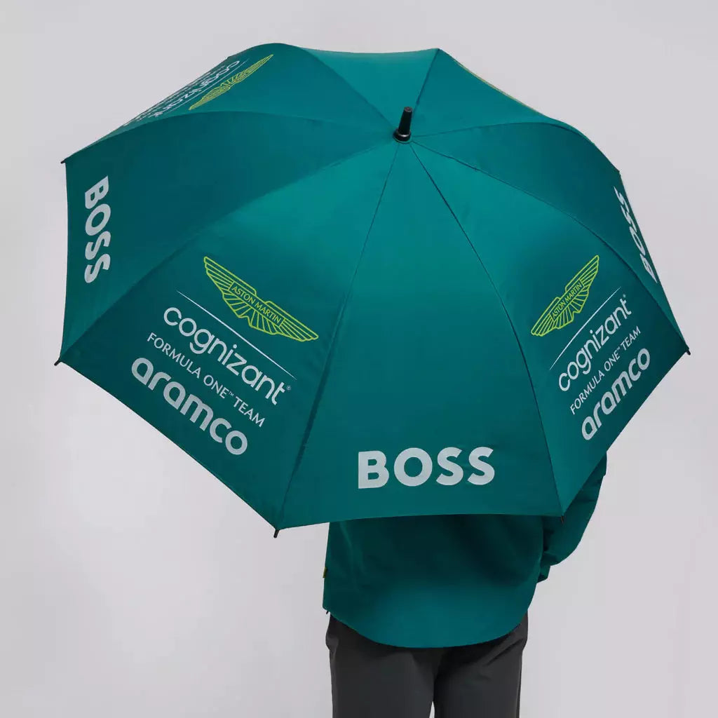 Aston Martin Cognizant F1 2023 Team Golf Umbrella - Green