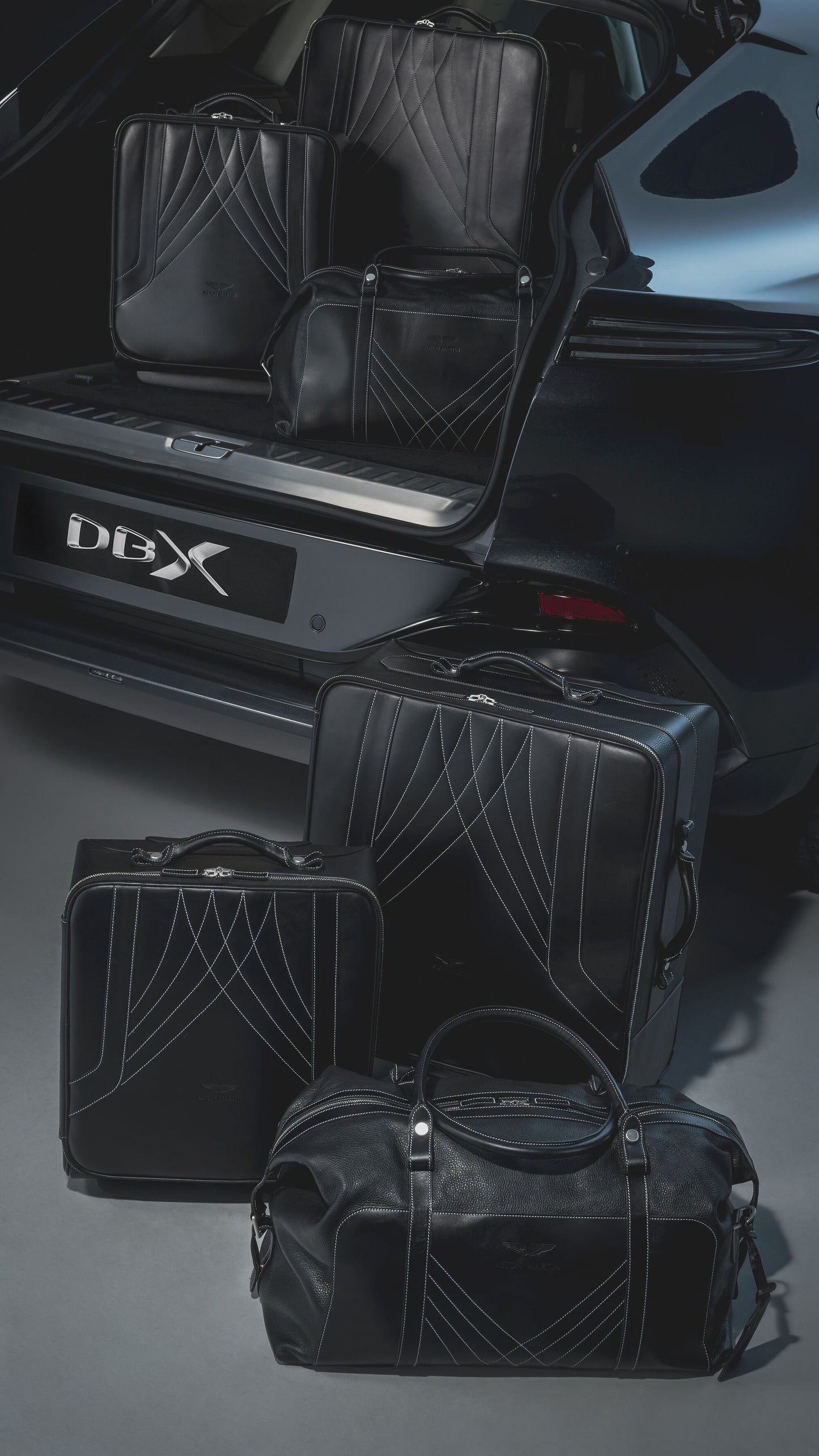 Aston Martin DBX 6 Pieces Luggage Set