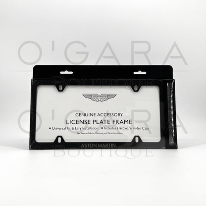 Aston Martin License Plate Frame Black