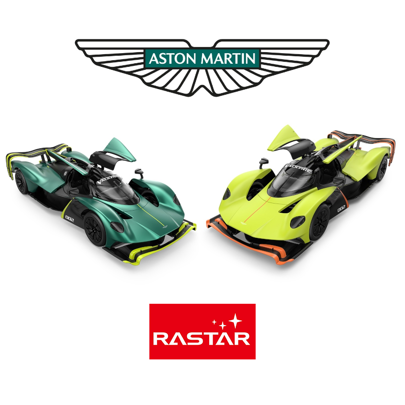 1:12 RC Aston Martin Valkyrie Formula 1 F1 British Racing Green Lime Supercar Radio Controlled Rastar Toy Car Kids Children