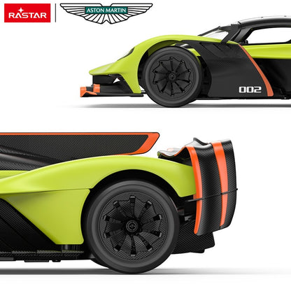 1:12 RC Aston Martin Valkyrie Formula 1 F1 British Racing Green Lime Supercar Radio Controlled Rastar Toy Car Kids Children