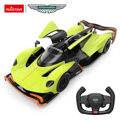 1:12 RC Aston Martin Valkyrie Formula 1 F1 British Racing Green Lime Supercar Radio Controlled Rastar Toy Car Kids Children