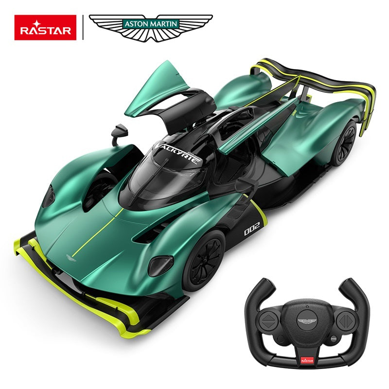 1:12 RC Aston Martin Valkyrie Formula 1 F1 British Racing Green Lime Supercar Radio Controlled Rastar Toy Car Kids Children