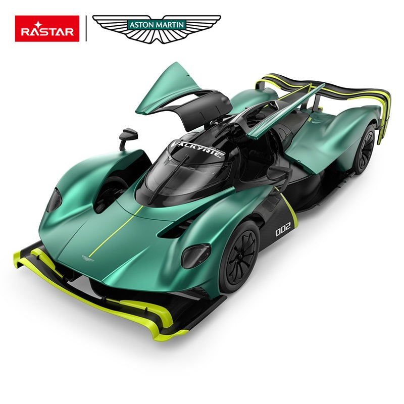 1:12 RC Aston Martin Valkyrie Formula 1 F1 British Racing Green Lime Supercar Radio Controlled Rastar Toy Car Kids Children