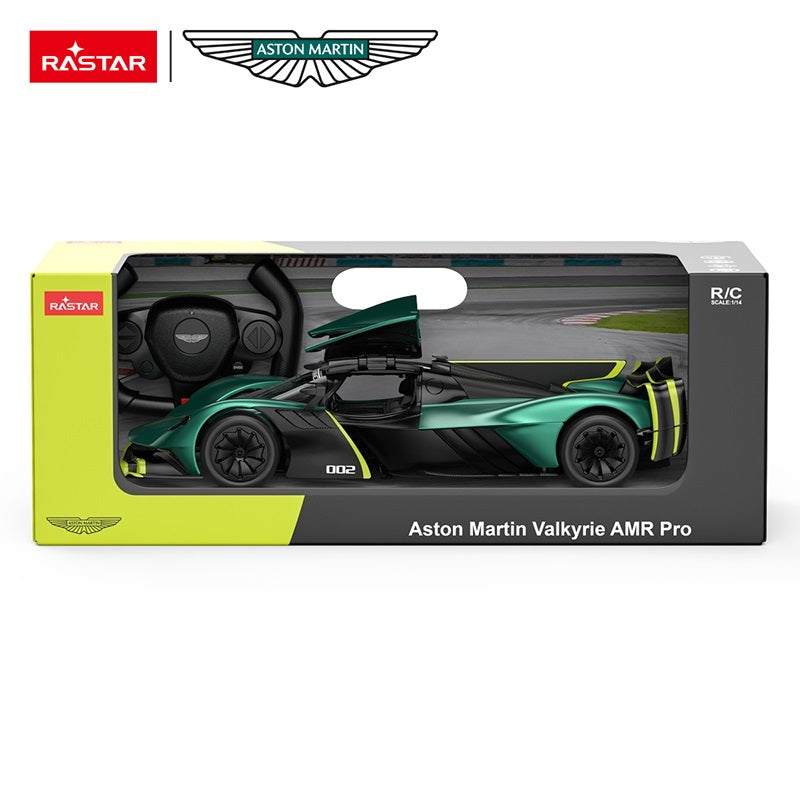 1:12 RC Aston Martin Valkyrie Formula 1 F1 British Racing Green Lime Supercar Radio Controlled Rastar Toy Car Kids Children