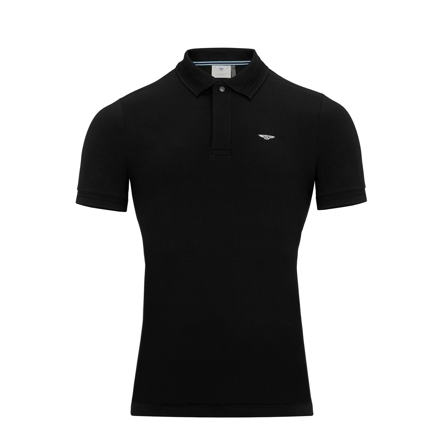 Bentley Men's Cotton Polo Shirt Black