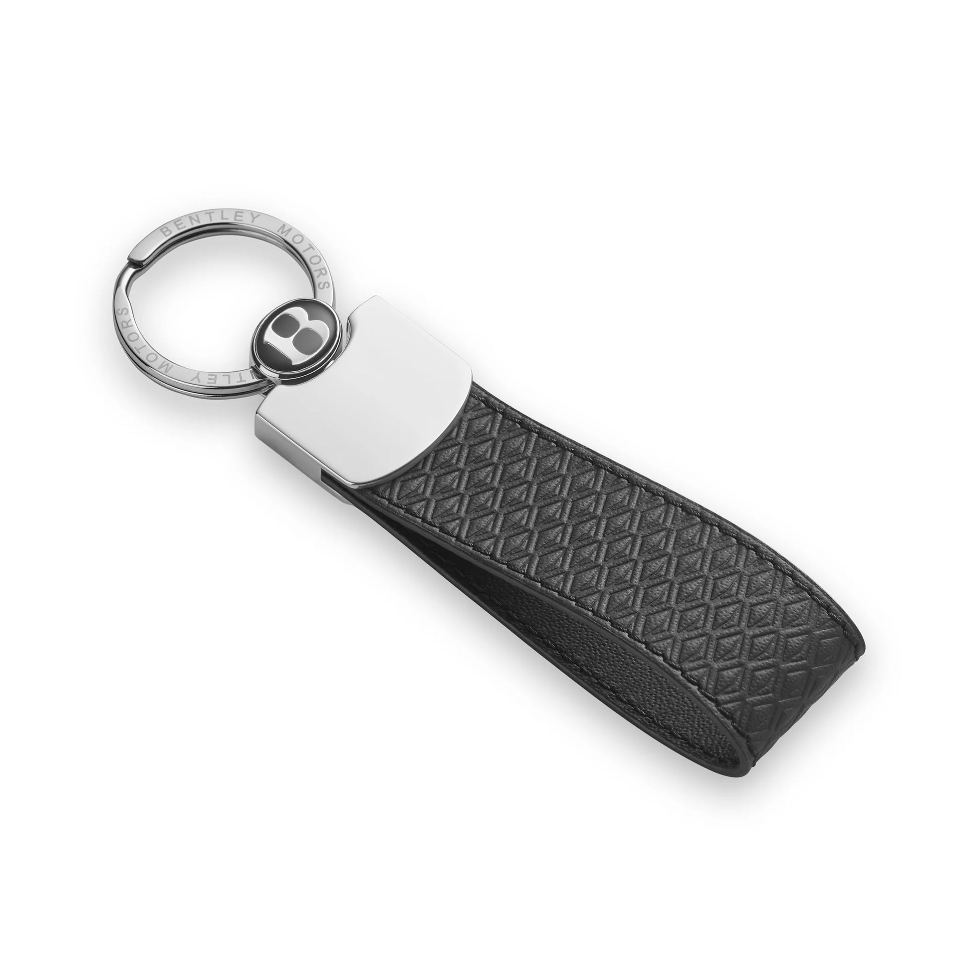 ベントレーキーホルダー Bentley_B_Loop_Keyring_Black.