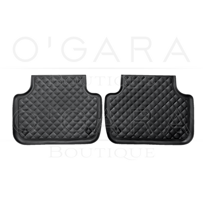 36A862451 OEM OE Genuine Bentley Bentayga SWB Short Wheel Base All Weather Season Rear Floor Mats Interior Interiors Car Care Vehicle Accessory Accessories Essential Essentials Travel Maintenance Storage