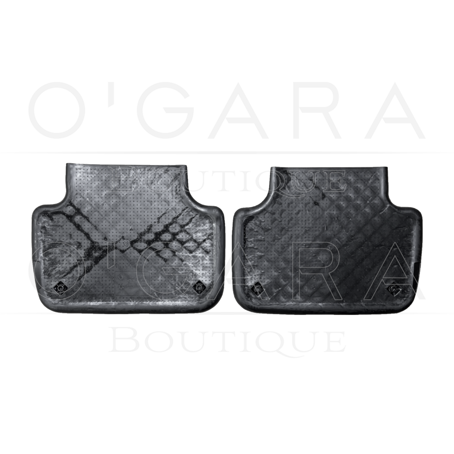 36A862451 OEM OE Genuine Bentley Bentayga SWB Short Wheel Base All Weather Season Rear Floor Mats Interior Interiors Car Care Vehicle Accessory Accessories Essential Essentials Travel Maintenance Storage