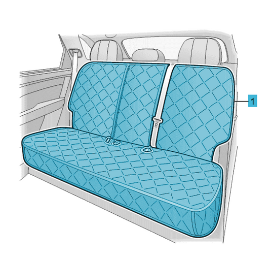 Bentley Bentayga Rear Seats Protective Covers