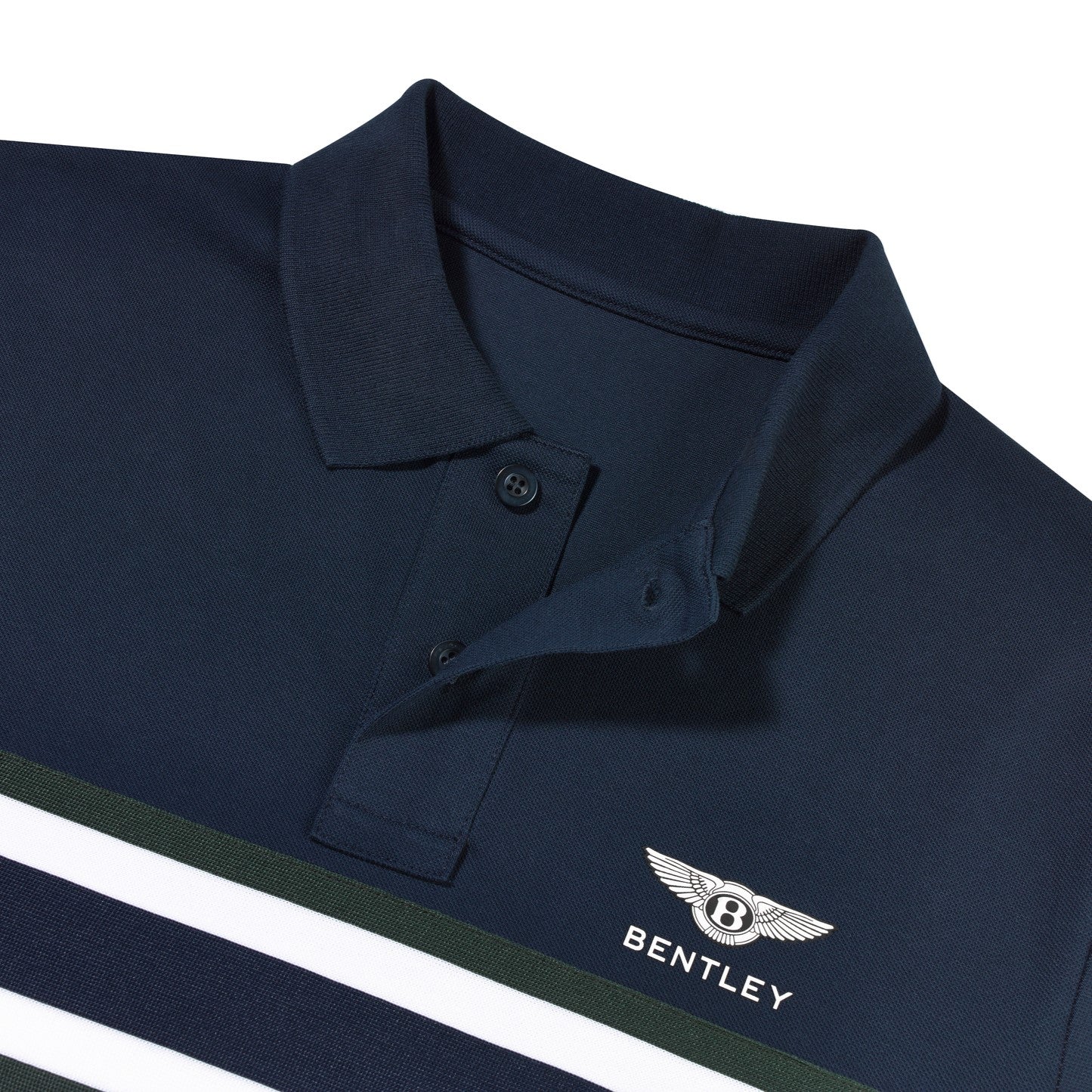 Bentley Men's Chest Stripe Polo Shirt