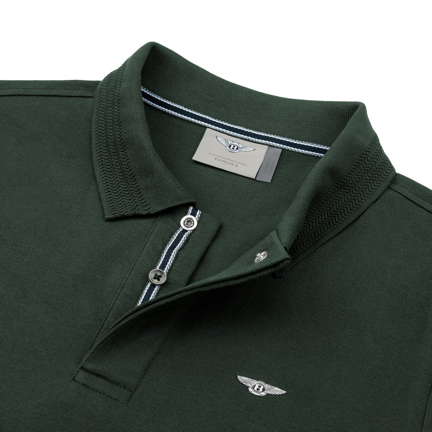 Bentley Men's Cotton Polo Shirt Green
