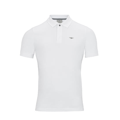 Bentley Men's Cotton Polo Shirt White