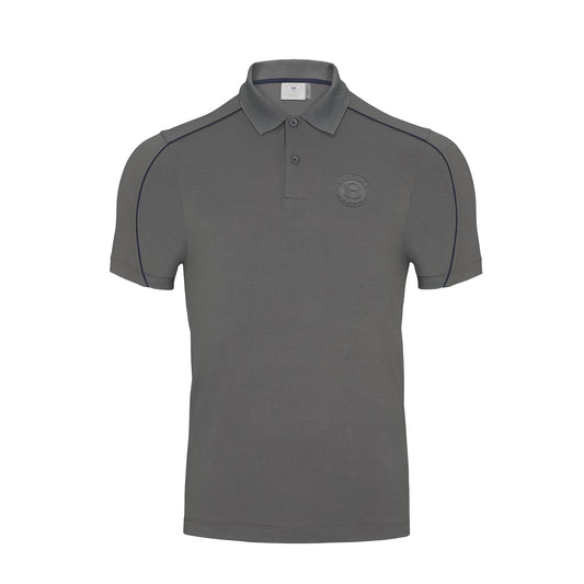 Bentley Men's Soft Touch Logo Polo Shirt Gray