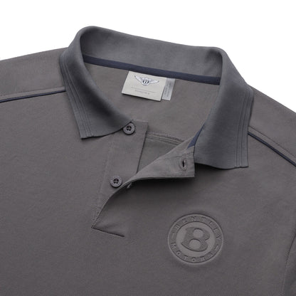 Bentley Men's Soft Touch Logo Polo Shirt Gray