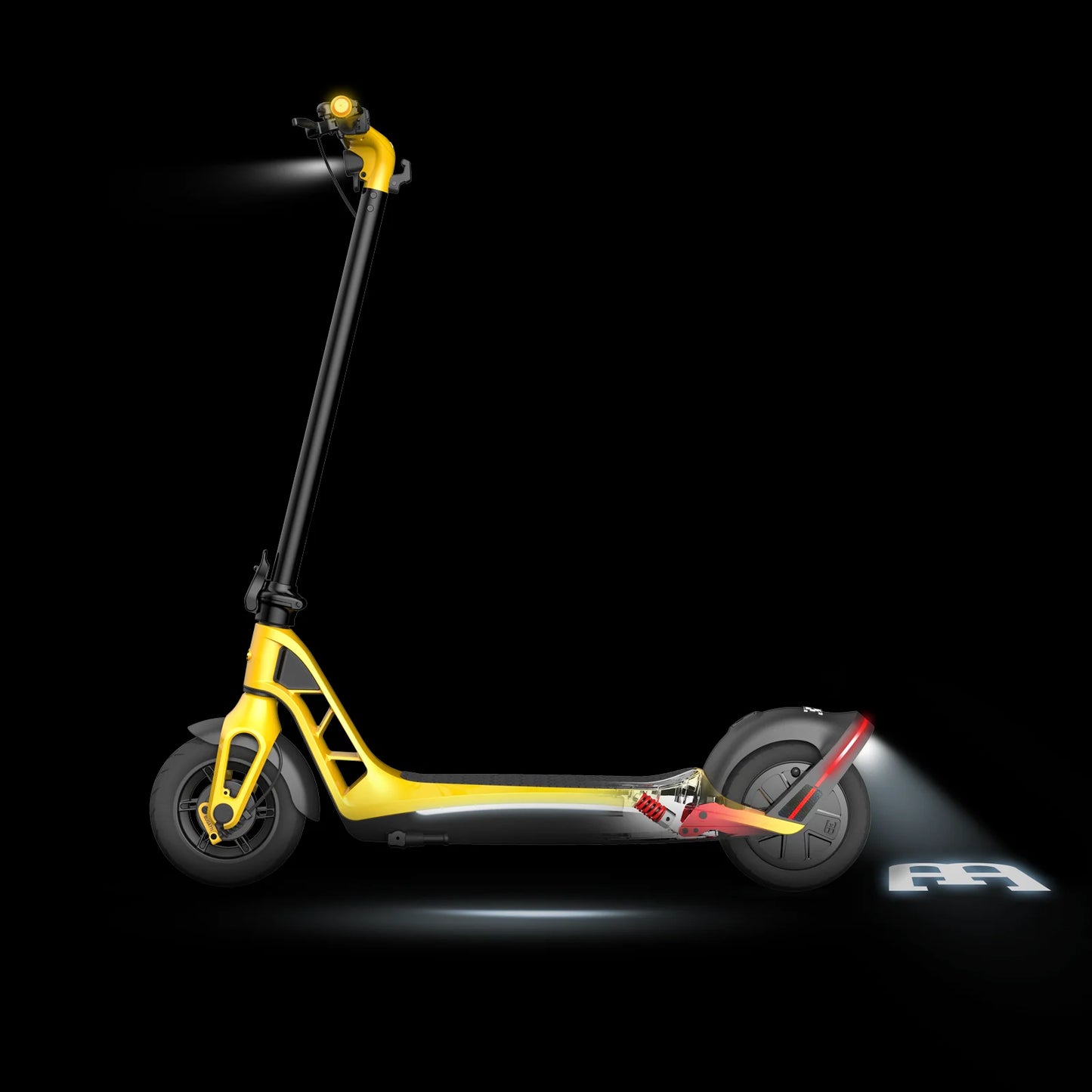 Bugatti 10" MAX Electric Foldable Scooter Yellow