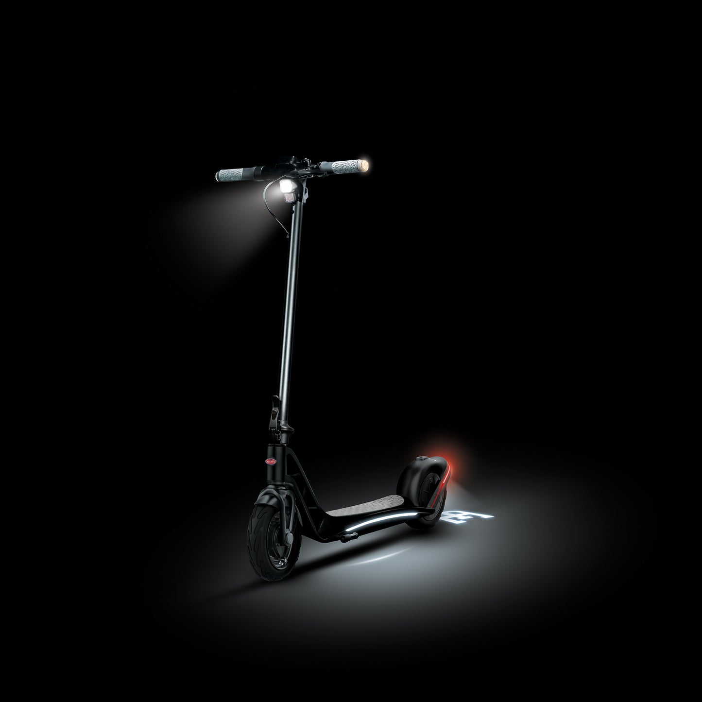 Bugatti 9" Electric Foldable Scooter BLACK