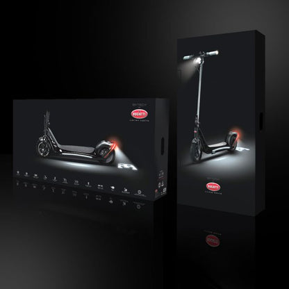 Bugatti 9" Electric Foldable Scooter BLACK