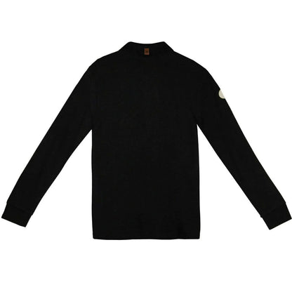 Bugatti Heritage Men Long Sleeve Polo Black