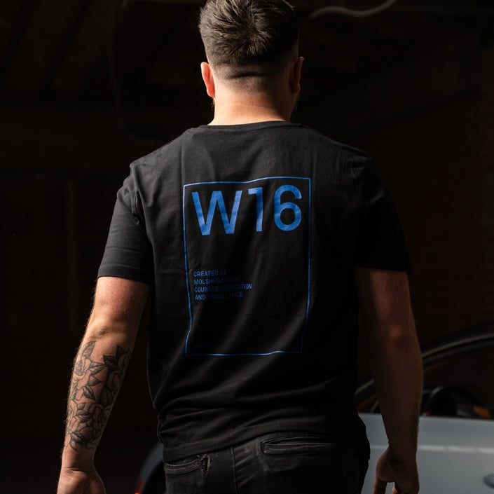 Bugatti Identity Capsule 2024 W16 T-Shirt Black