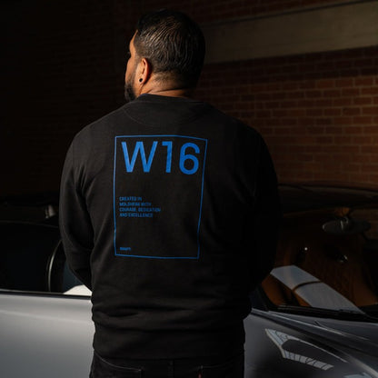 Bugatti Identity Capsule 2024 W16 Sweatshirt Black