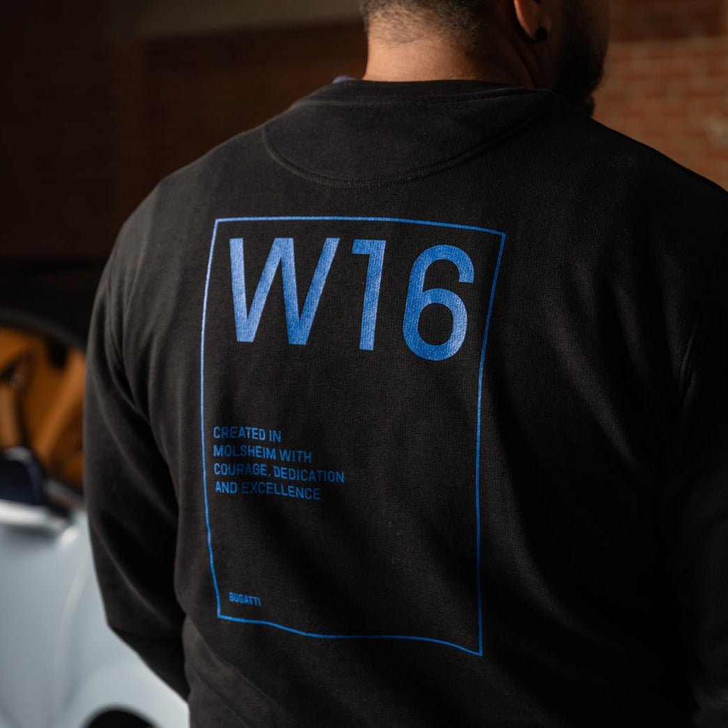 Bugatti Identity Capsule 2024 W16 Sweatshirt Black