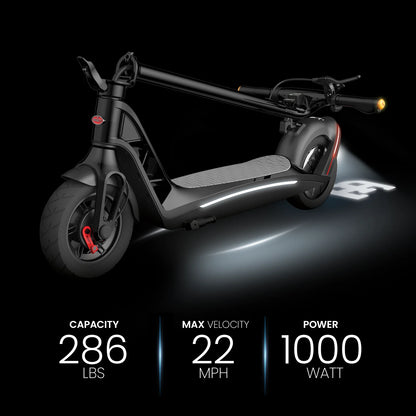 Bugatti 10" MAX Electric Foldable Scooter Black