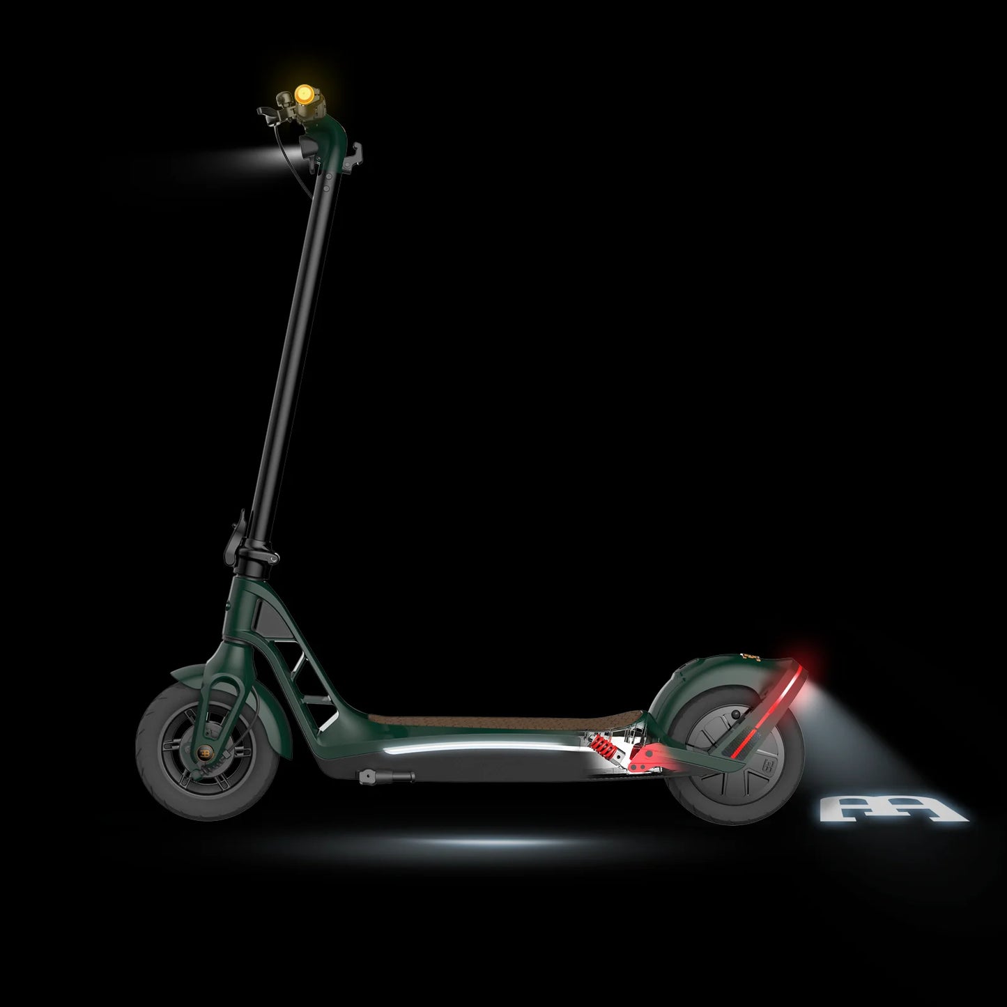 Bugatti 10" MAX Electric Foldable Scooter Green