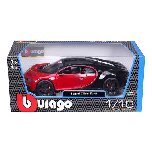 1:18 1/18 Bugatti Chiron Sport Diecast by Maisto BBurago Special Edition Racing Track Hypercar Supercar Toy Car Kids Children